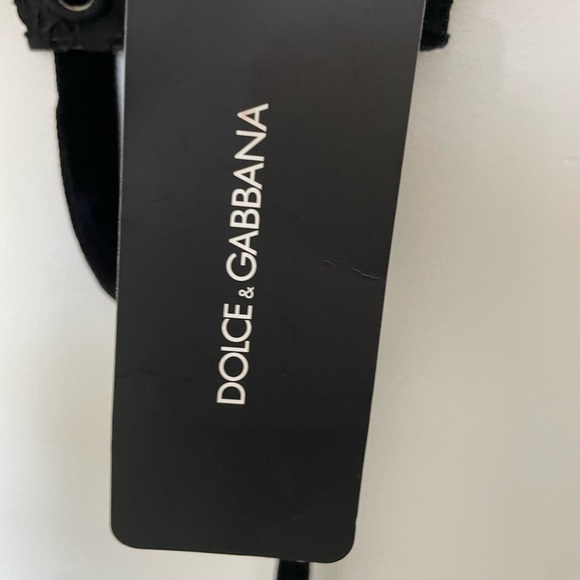 DOLCE & GABBANA
BLACK GOLD CRYSTAL TORERO LEATHER WIDE BELT NWT - Picture 8 of 16